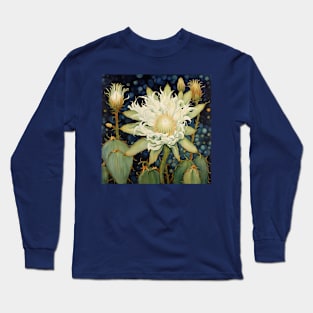 Cereus Night Blooming Cactus Flower II Long Sleeve T-Shirt